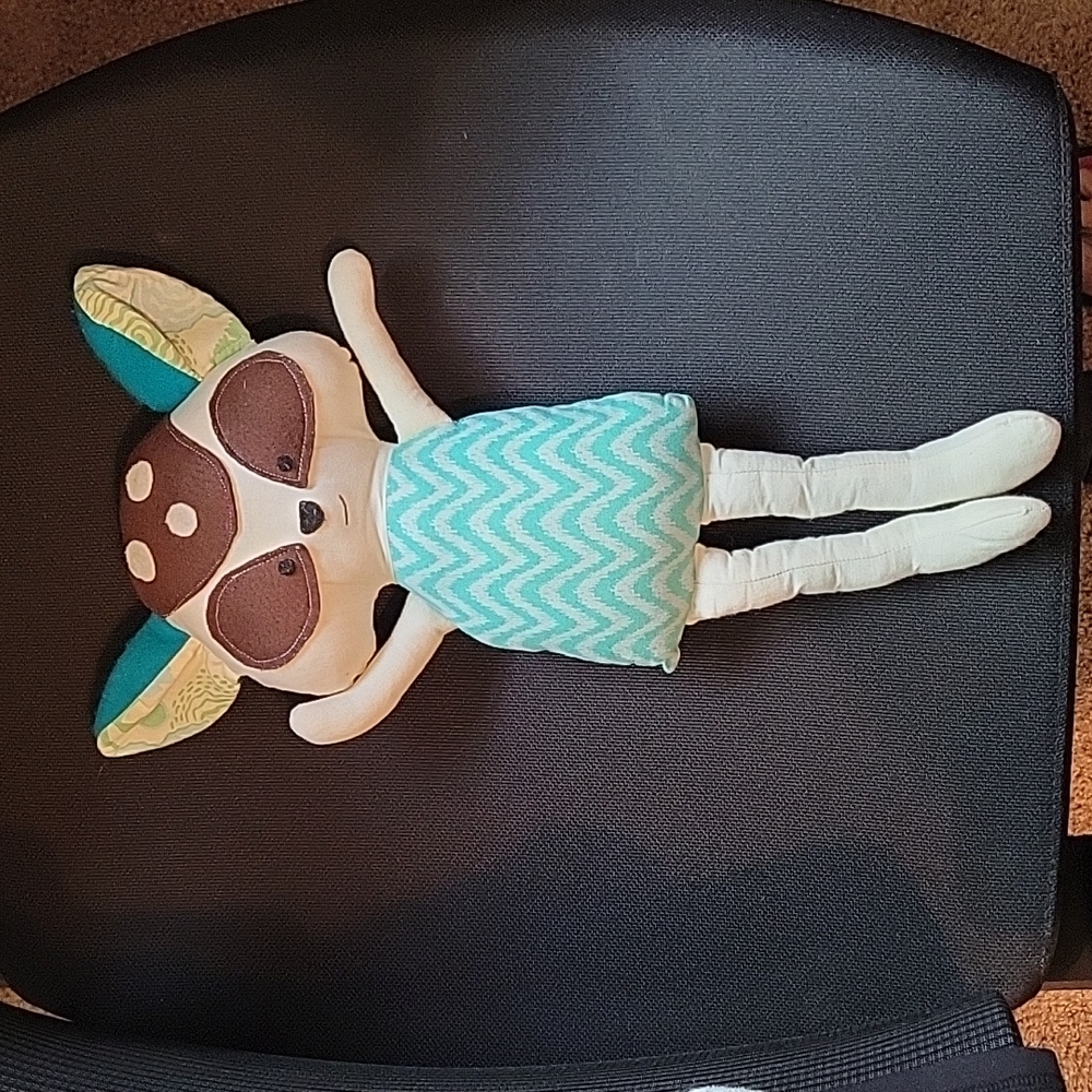 Handmade fox stuffy doll